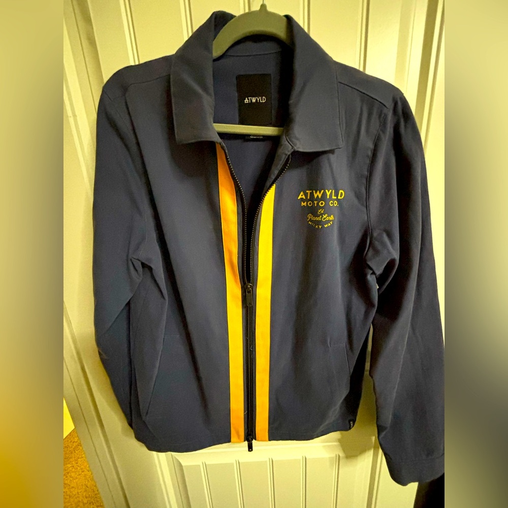 ATWYLD blue Moto Jacket